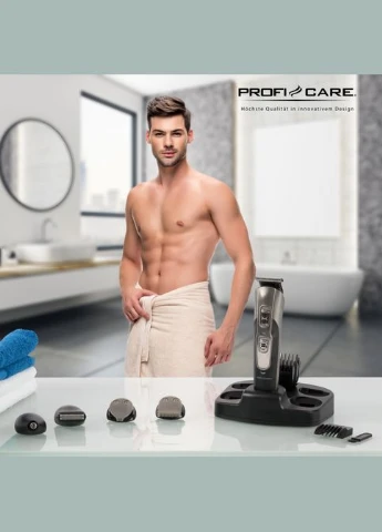 Машинка для стриження (тример) ProfiCare PC-BHT 3014 Чорний Profi Care (349818467)