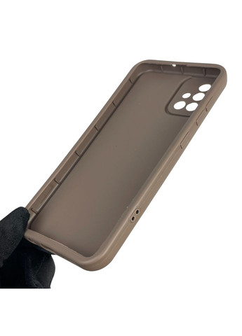 Чехол силиконовый Soft Touch с 3D принтом для Galaxy A51 (SM-A515F) коричневый (Полная защита камеры) Samsung (370671444)