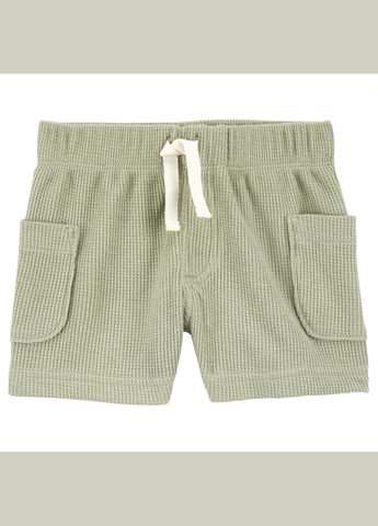 Зеленый летний комплект 3в1 боди, футболка, шорты для мальчика 81-86 см (1s452510_24m) Carter's