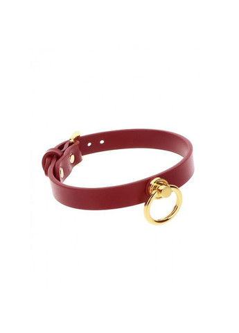 Ошейник с кольцом и поводком, красный Taboom (331169307)