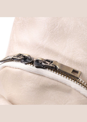 Сумка через плечо из экокожи с текстильной лямкой Vintage белая (sku_22774) No Brand (329853427)