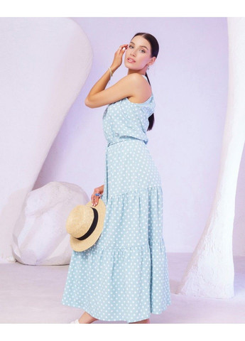 М'ятна повсякденний сукня sa-406 м'ятний ISSA PLUS