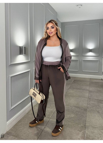 Костюм спорт велюр брюки и кофта на молнии Україна (366226397)