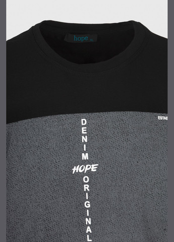 Черная футболка Hope