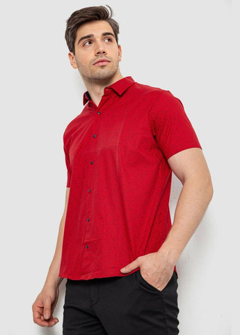 Сорочка чоловіча з принтом, колір бордовий, Ager (337467132)