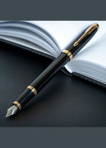 Набір IM 17 Black GT FP + BP пір'яна + кулькова ручка 22 092b24 Parker (316517343)