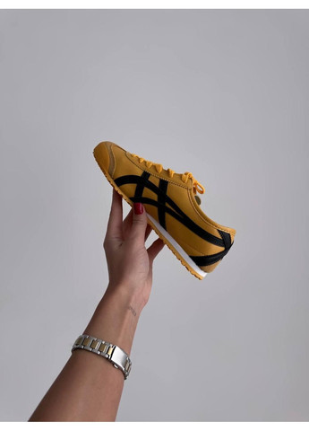 КРОСІВКИ ЖІНОЧІ ASICS ONITSUKA TIGER MEXICO 66 YELLOW АСІКС ОНІТЦУКА ТАЙГЕР No Brand чорні демісезони (369392519)