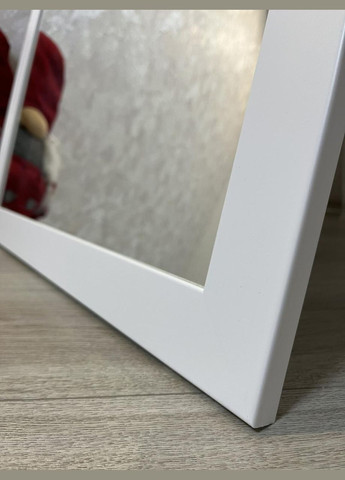 Дзеркало велике на підлогу в прямій рамі білого кольору на ніжці 170 х 80 см No Brand (333823354)