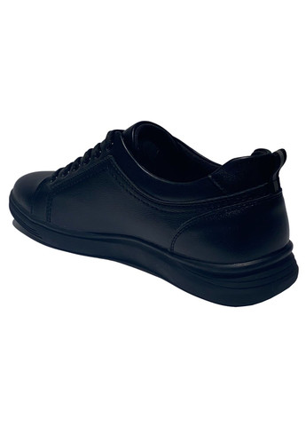 Черные демисезонные повседневные туфли Flexall CFA