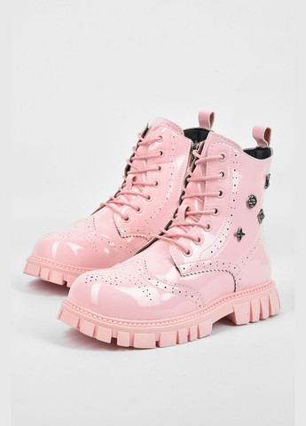 Черевики дитячі зима рожевого кольору на хутрі Let's Shop (315316737)