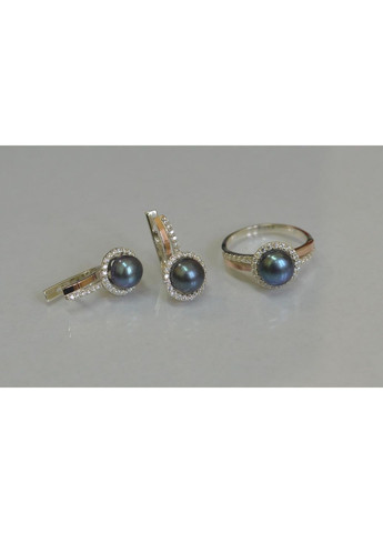 Срібний набір з жемчугом Silver Style (367112856)