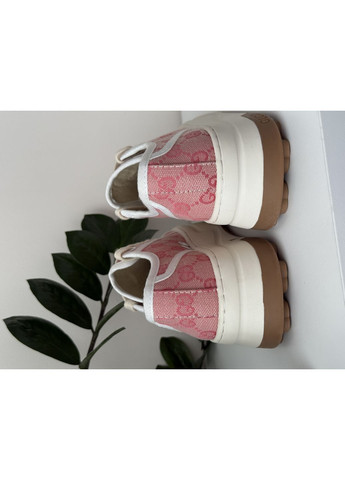 Кроссовки женские Gucci GG Canvas | Гуччи Канвас розовые No Brand розовые демисезоны (366343494)