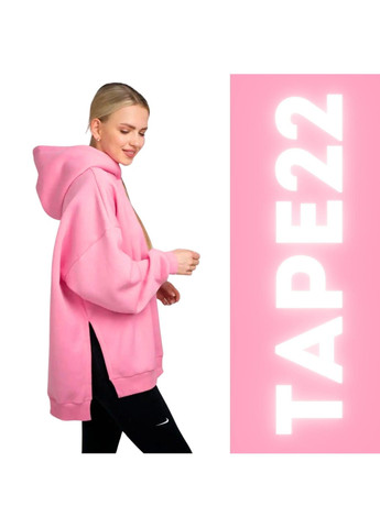 Худі жіноче на флісі ONE SIZE (XS-L) Рожевий ТAPE22 No Brand (334879838)