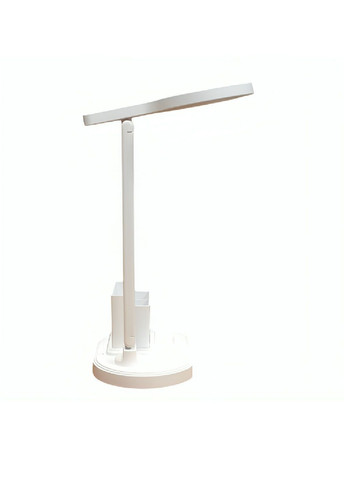 Настільна акумуляторна LED-лампа з підставкою для гаджетів регульованою висотою органайзером 40х16,5 см (481857-Prob) Біла Unbranded (367165057)