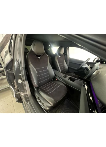 Авточохли Volkswagen ID UNYX 2024+ (Екошкіра + Замша) Чохли в салон EMC-ELEGANT EMC ELEGANT (398186479)
