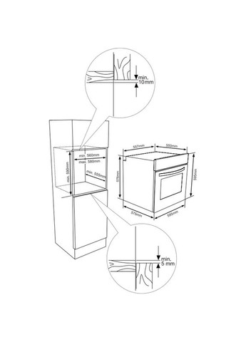 Духовой шкаф HBOV659GCD-GBK HEINNER (306745968)