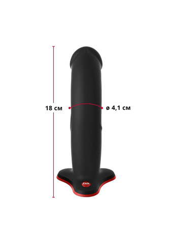 Фаллоимитатор THE BOSS STUB, черный, реалистичная текстура, длина 17,9 см, диаметр 4,1 см Fun Factory (315149410)