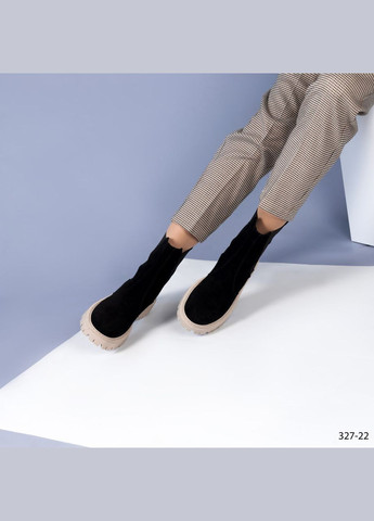 Зимние челси челси Vakko из натуральной замши