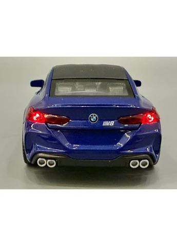 Машина BMW M8 металлопластик 1:32 звук свет инерция открывается дверь багажник и капот Синяя (ТК-12340) TK Union Group (385591945)