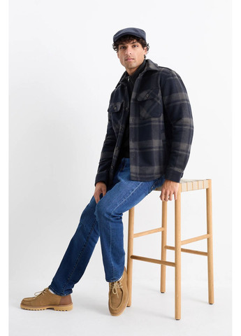 Комбінована демісезонна куртка-сорочка relaxed fit C&A