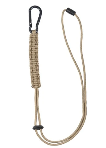 Ремінець з паракорду з карабіном Койот PARACORD LANYARD COYOTE (15931505) Mil-Tec (296654549)