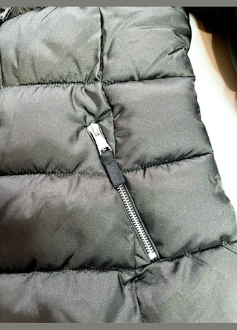 Черная зимняя куртка 152 см черный артикул л643 H&M