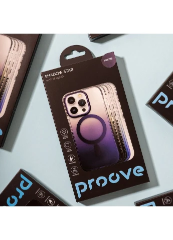 Чехол Shadow Star Case with Magnetic Ring iPhone 16 Pro Max Gray Proove (382767134)