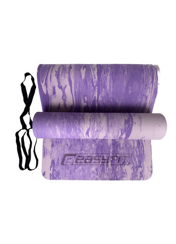 Коврик для йоги и фитнеса s-EVA Mat 8 мм Фиолетовый EasyFit (341528746)