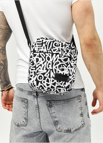 Сумка через плече месенджер Makros принт "GRAPHITY" Sambag (329294974)