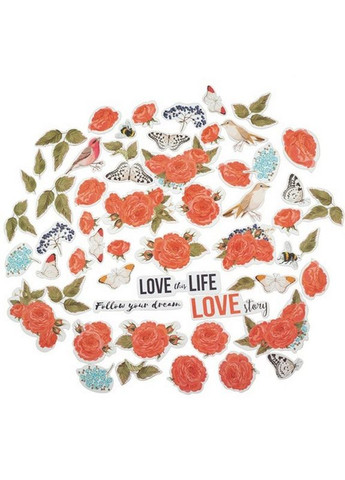 Набір для створення вітальних листівок "Трояндові мрії" FDGCK-042, 6 шт Fabrika Decoru (364551208)