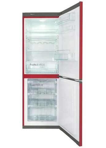 Холодильник с нижн. мороз., 185x60х65, холод.отд.214л, мороз.отд.-88л, 2дв., A++, ST, красный SNAIGE
