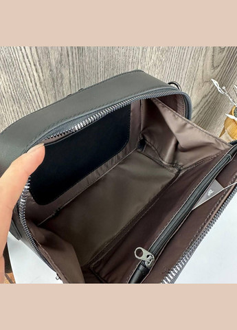 Модная женская мини сумочка клатч Черный с никелем No Brand (298997237)