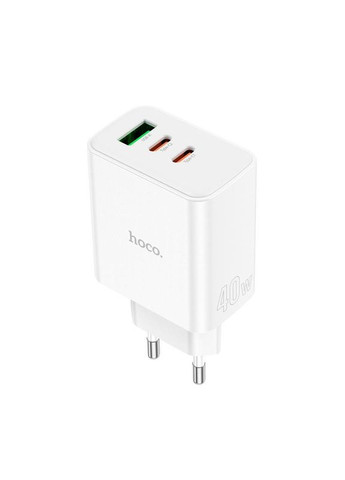 Зарядний пристрій 3 виходи N15 Amazing threeport charger 3USB 3.4A блок білий Hoco (279553608)