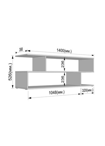 ТББ, тумба під телевізор, Тумба TV I-178 Білий No Brand (371909297)