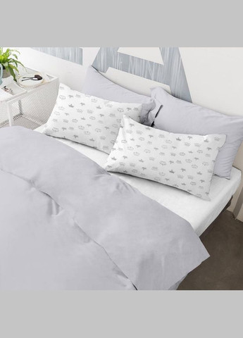 Набір наволочок на подушку 50х70 GREY / CROWN (4822052032459) Cosas (367913587)