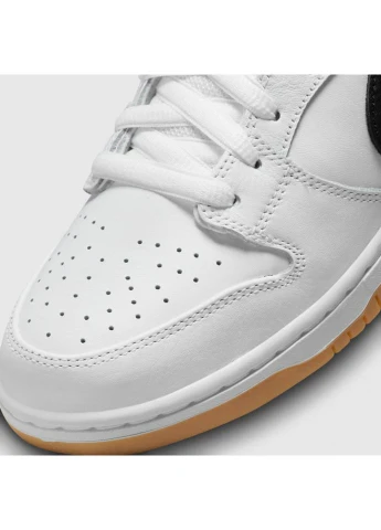 Цветные всесезонные кроссовки sb dunk low pro white gum cd2563-101 Nike