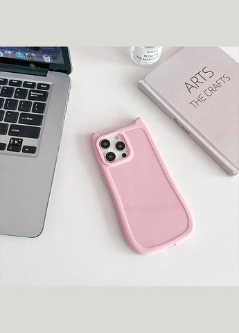 Чехол со шнурком Cat with straps для iPhone 16 Pro (6.3") Pink Getman (330578879)