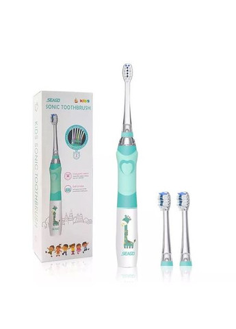 Электрическая зубная щетка SG977 Sonic Детская Мятная Seago (316277170)