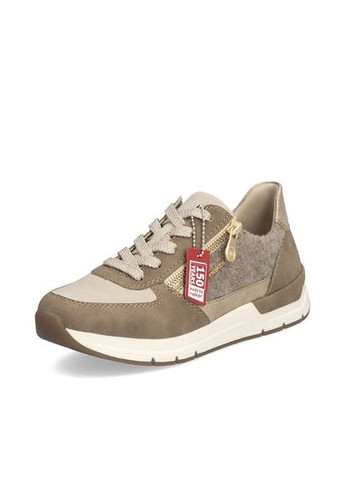 Кроссовки (р) Экокожа/Текстиль 0-1-1-58902-64 Rieker бежевые (328836772)