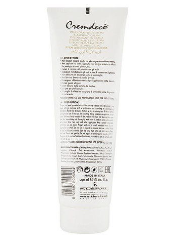 Освітлюючий крем для волосся Cremdeco 250 г. Kleral System (331016214)