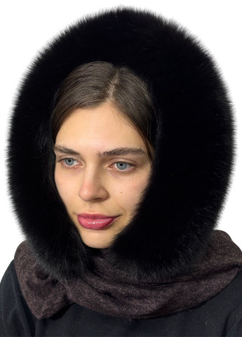 Женский меховой капюшон из натурального меха лисы Меховой Стиль Елизавета (365642669)