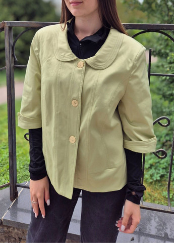 Жакет жіночий на гудзиках однотонний Deni (367047326)