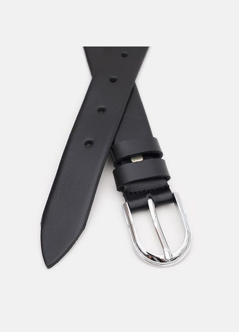 Женский ремень кожаный 110v1genw80 Черный Borsa Leather (302972007)