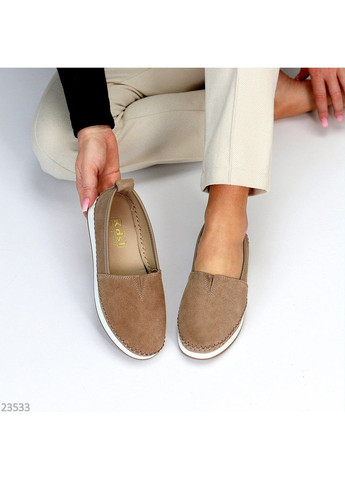 283 Мокасини Замшеві Бежеві KDSL (317633682)