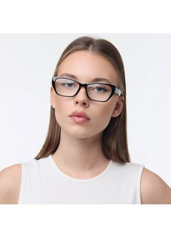 Женская пластиковая оправа с широкими дужками: стиль и комфорт на каждый день. Код 7038 С1 +2.0 Vizzini (365830828)