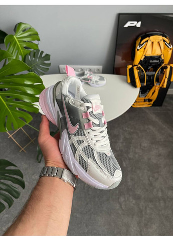Кросівки жіночі Nike V2K Runtekk White Grey Pink | Найк В2К Рантекк сірі No Brand сірі демісезони (352474036)