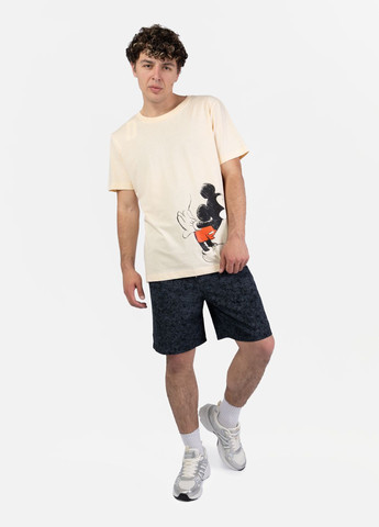 Бежева футболка чоловіча бежева 103758 Fashion