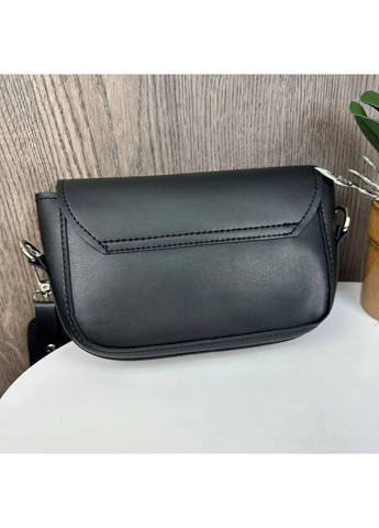 Жіноча міні сумочка клатч на плече чорна з екошкіри ProDobro (363259990)