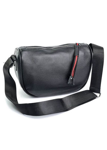 Сумка кожаная женская Кросс Боди функциональная черная NIUNIU (298616618)