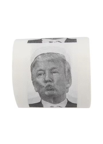 Рулонний туалетний папір, паперовий рушник з малюнком Трампа(жарт) No Brand (366220367)
